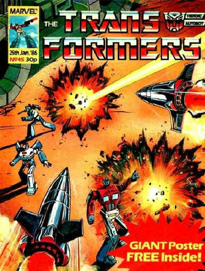 Cover for The Transformers (Marvel UK, 1984 series) #45