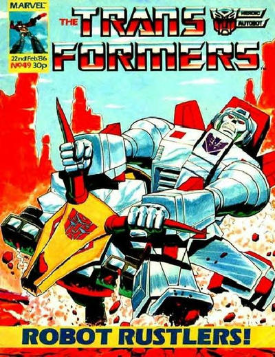 Cover for The Transformers (Marvel UK, 1984 series) #49