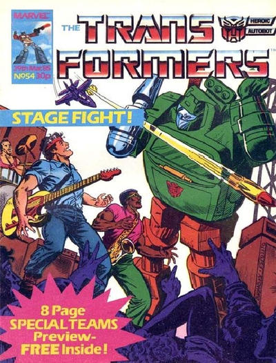 Cover for The Transformers (Marvel UK, 1984 series) #54