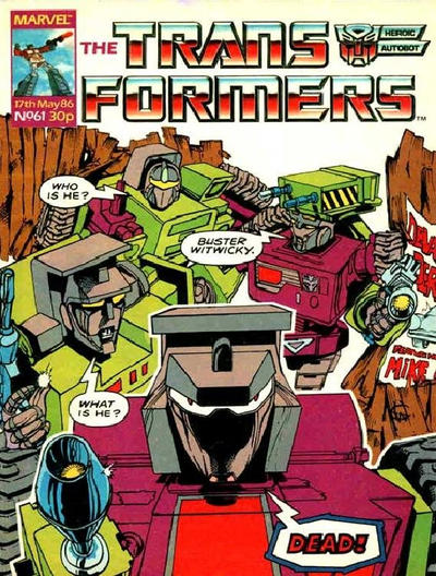 Cover for The Transformers (Marvel UK, 1984 series) #61