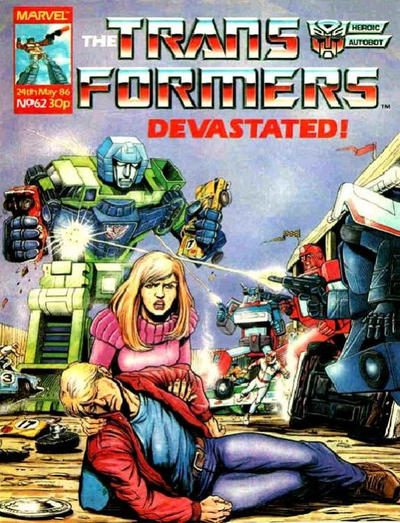 Cover for The Transformers (Marvel UK, 1984 series) #62