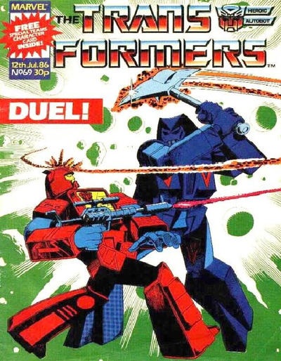 Cover for The Transformers (Marvel UK, 1984 series) #69