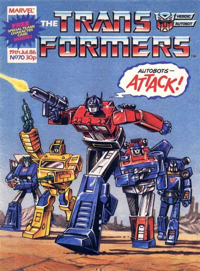 Cover for The Transformers (Marvel UK, 1984 series) #70