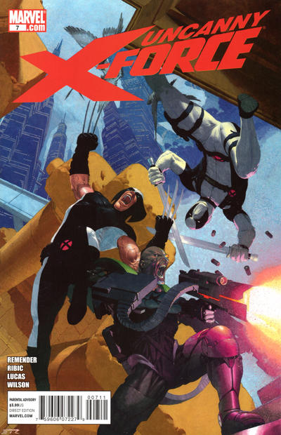 Cover for Uncanny X-Force (Marvel, 2010 series) #7