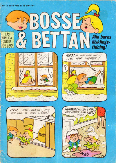 Cover for Bosse och Bettan (Centerförlaget, 1963 series) #11/1964