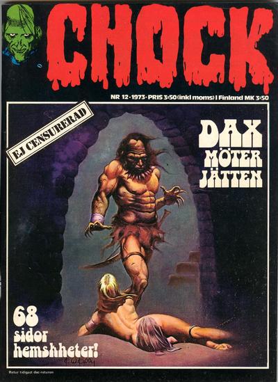Cover for Chock (Semic, 1972 series) #12/1973
