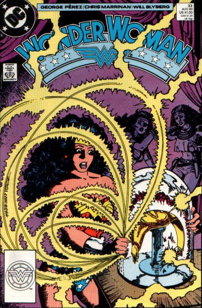 Cover for Wonder Woman (DC, 1987 series) #33 [Direct]