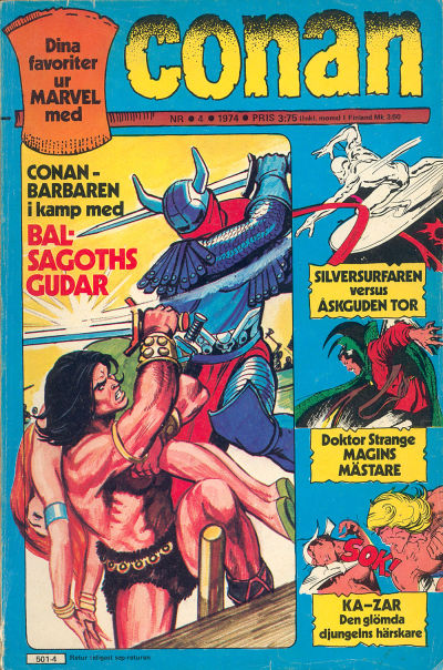 Cover for Conan (Semic, 1973 series) #4/1974