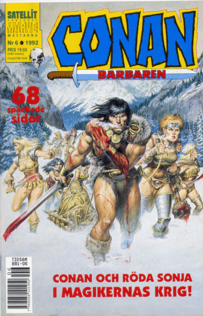 Cover for Conan (Semic, 1990 series) #6/1992