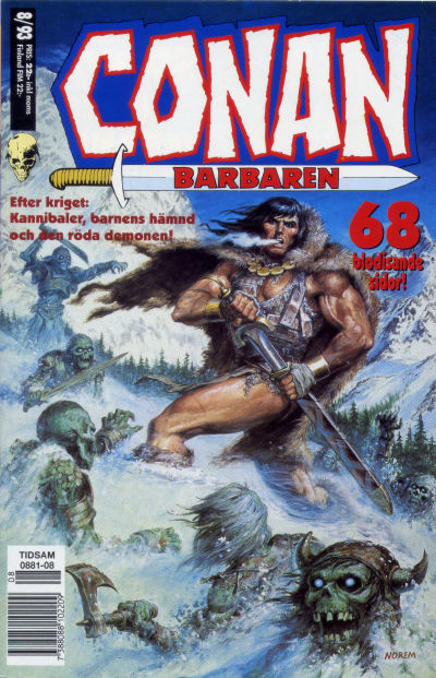 Cover for Conan (Semic, 1990 series) #8/1993
