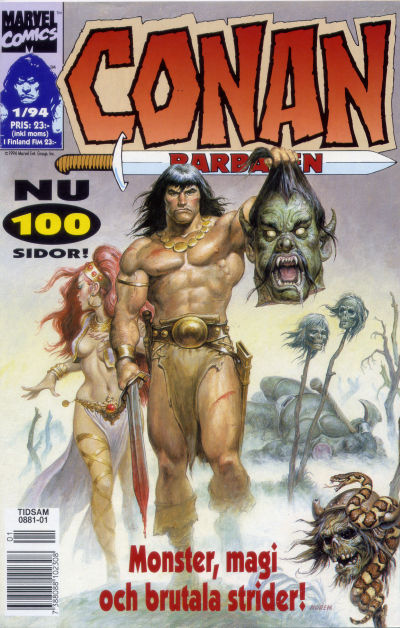 Cover for Conan (Semic, 1990 series) #1/1994