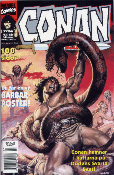 Cover for Conan (Semic, 1990 series) #7/1994