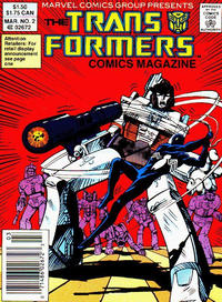Cover Thumbnail for The Transformers Comics Magazine (Marvel, 1987 series) #2