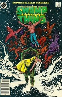 Cover for The Saga of Swamp Thing (DC, 1982 series) #31 [Newsstand]