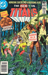 Cover for The New Teen Titans (DC, 1980 series) #13 [Newsstand]