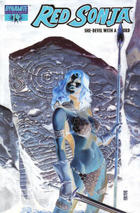 Cover for Red Sonja (Dynamite Entertainment, 2005 series) #14 [J.G. Jones Retailer Incentive Negative Cover]
