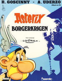 Cover Thumbnail for Asterix (Semic, 1980 series) #25 - Borgerkrigen [1. opplag]