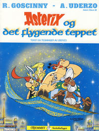 Cover for Asterix (Hjemmet / Egmont, 1969 series) #28 - Asterix og det flygende teppet [1. opplag]