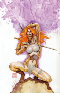 Cover Thumbnail for Red Sonja (Dynamite Entertainment, 2005 series) #26 [David Mack Virgin Incentive Variant]