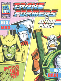 Cover Thumbnail for The Transformers (Marvel UK, 1984 series) #221