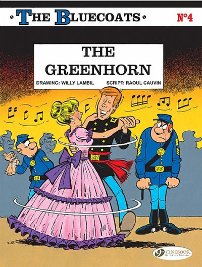 Cover for The Bluecoats (Cinebook, 2008 series) #4 - The Greenhorn