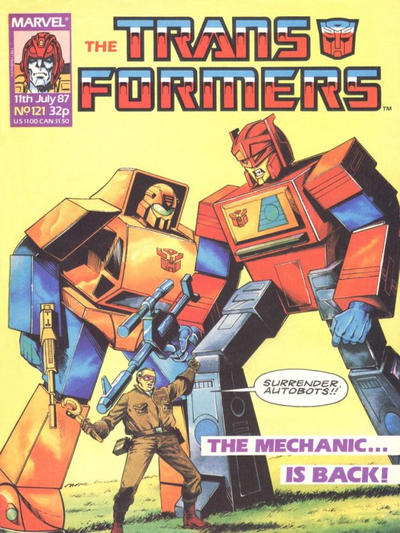 Cover for The Transformers (Marvel UK, 1984 series) #121