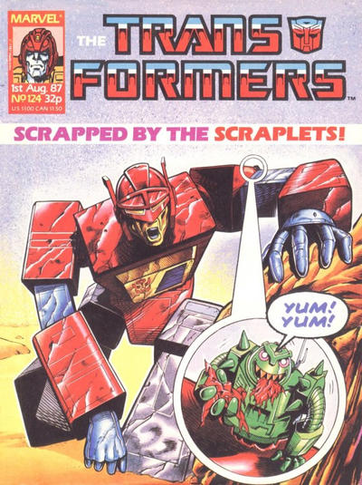 Cover for The Transformers (Marvel UK, 1984 series) #124