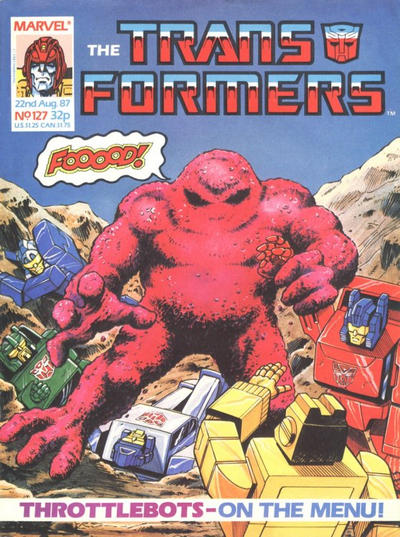 Cover for The Transformers (Marvel UK, 1984 series) #127