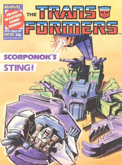 Cover for The Transformers (Marvel UK, 1984 series) #131