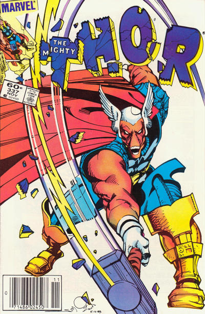 Cover for Thor (Marvel, 1966 series) #337 [Newsstand]