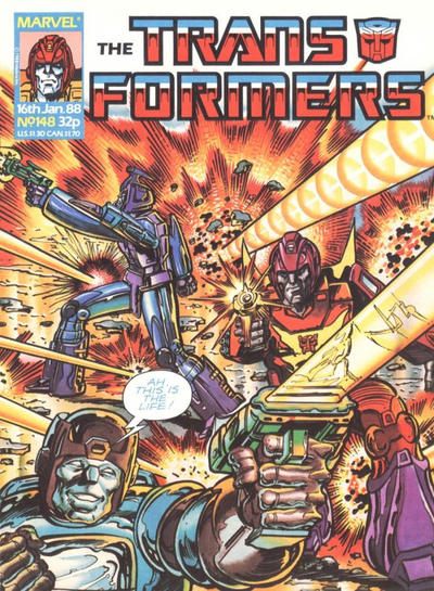 Cover for The Transformers (Marvel UK, 1984 series) #148