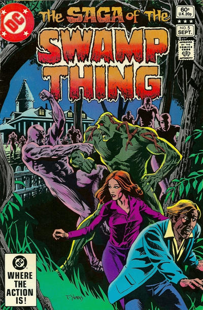 Cover for The Saga of Swamp Thing (DC, 1982 series) #5 [Direct]
