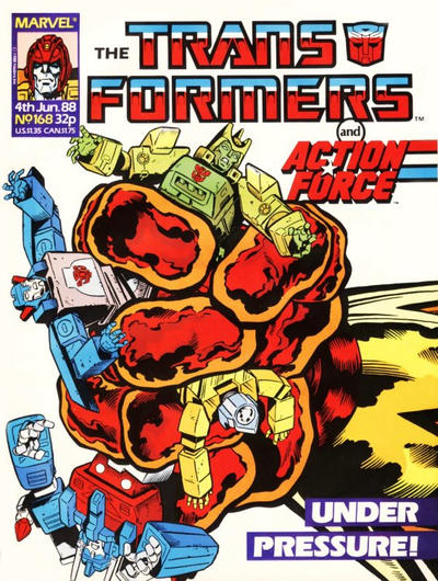 Cover for The Transformers (Marvel UK, 1984 series) #168