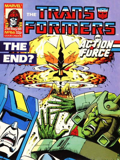 Cover for The Transformers (Marvel UK, 1984 series) #166