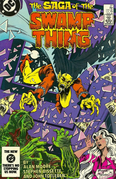 Cover for The Saga of Swamp Thing (DC, 1982 series) #27 [Direct]