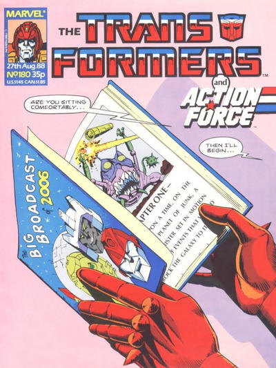 Cover for The Transformers (Marvel UK, 1984 series) #180