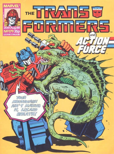 Cover for The Transformers (Marvel UK, 1984 series) #179