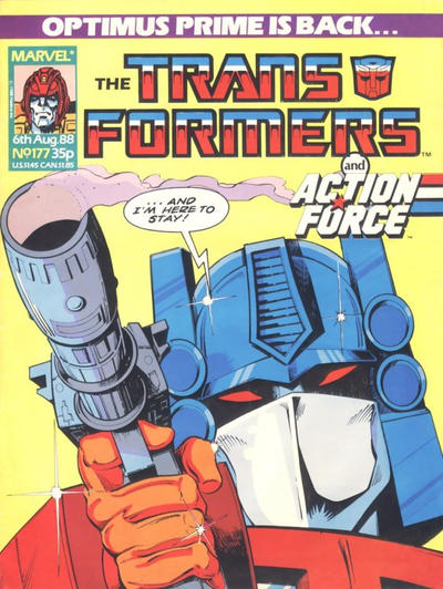 Cover for The Transformers (Marvel UK, 1984 series) #177