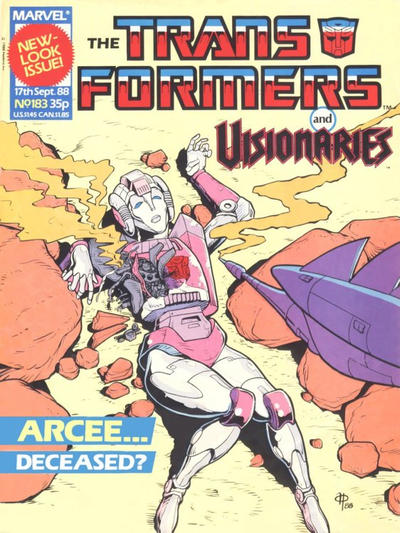 Cover for The Transformers (Marvel UK, 1984 series) #183