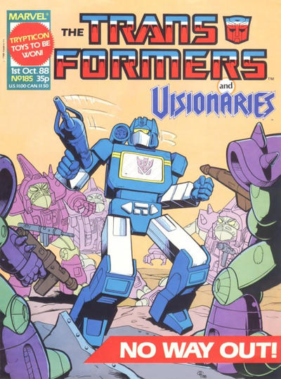Cover for The Transformers (Marvel UK, 1984 series) #185