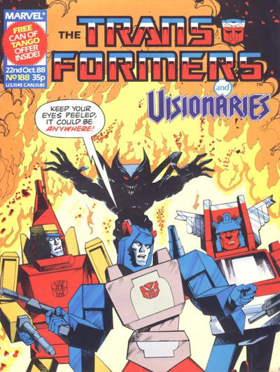Cover for The Transformers (Marvel UK, 1984 series) #188