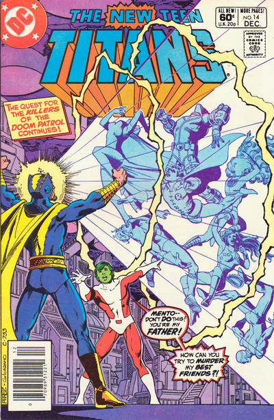 Cover for The New Teen Titans (DC, 1980 series) #14 [Newsstand]