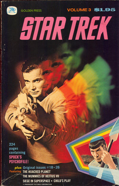 Cover for Star Trek: The Enterprise Logs (Western, 1976 series) #3 [No subtitle]
