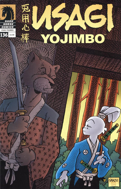 Cover for Usagi Yojimbo (Dark Horse, 1996 series) #136