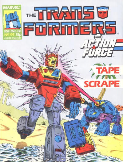 Cover for The Transformers (Marvel UK, 1984 series) #195