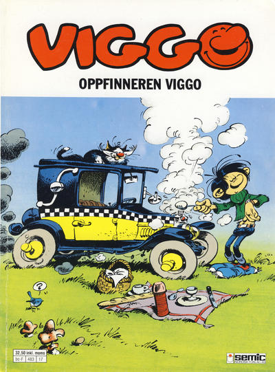 Cover for Viggo (Semic, 1986 series) #17 - Oppfinneren Viggo [1. opplag]