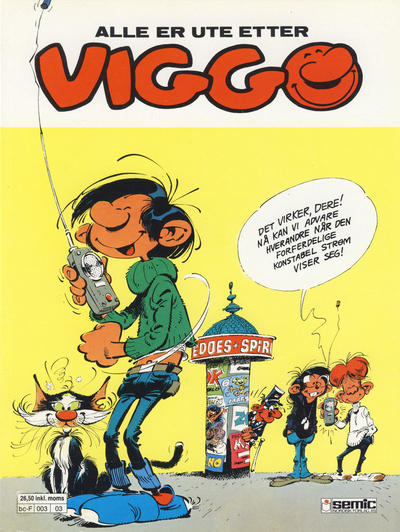 Cover for Viggo (Semic, 1986 series) #2 - Alle er ute etter Viggo [3. opplag]