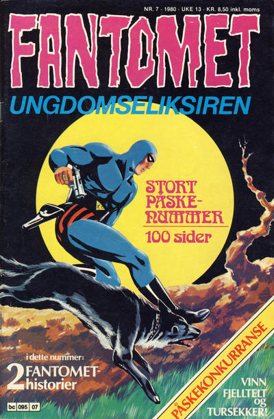 Cover for Fantomet (Semic, 1976 series) #7/1980