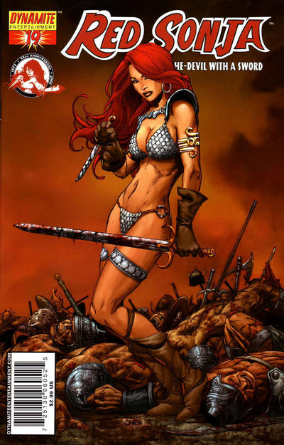 Cover for Red Sonja (Dynamite Entertainment, 2005 series) #19 [Sean Chen Cover]
