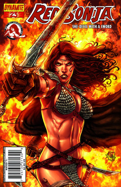 Cover for Red Sonja (Dynamite Entertainment, 2005 series) #23 [Joe Prado Cover]